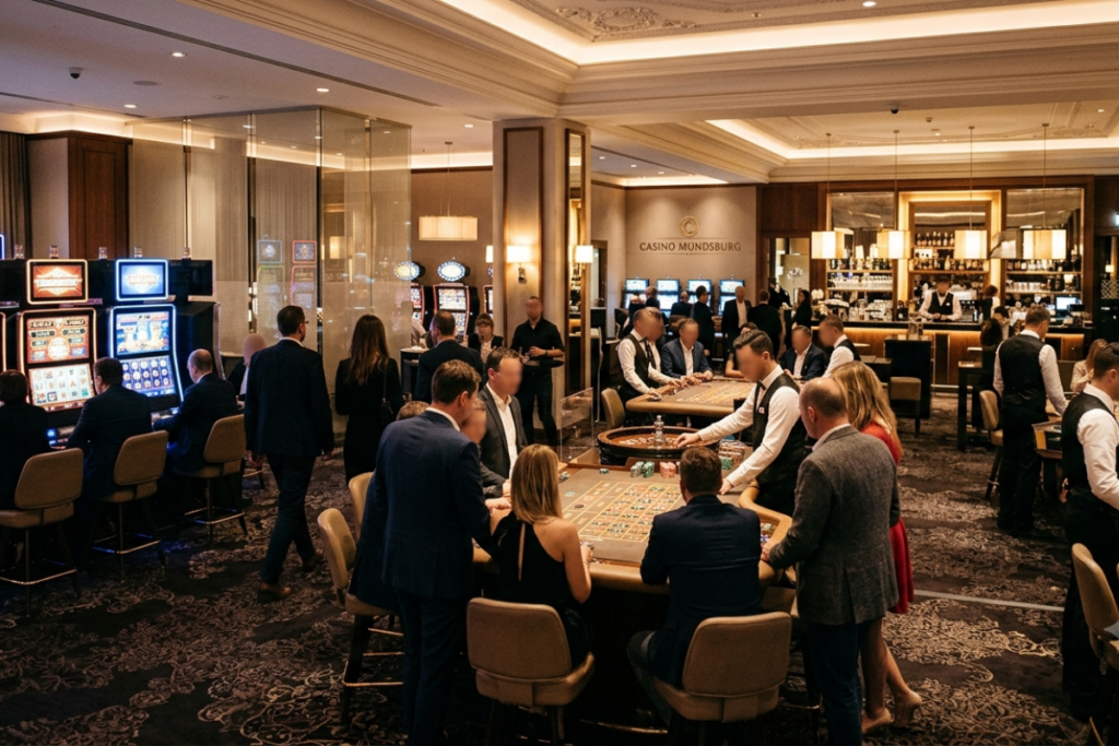Spielbank Hamburg - Casino Mundsburg - Innenansicht Spielbereich