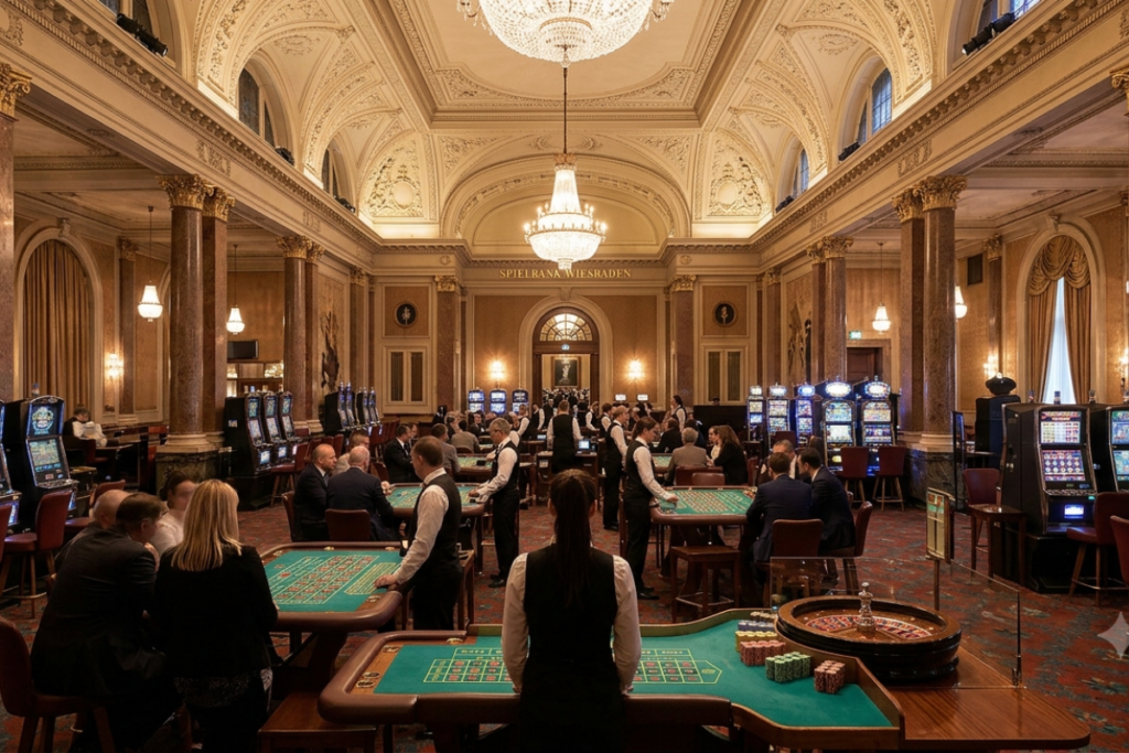 Spielbank Wiesbaden - Innenansicht des wiesbadener Casinos