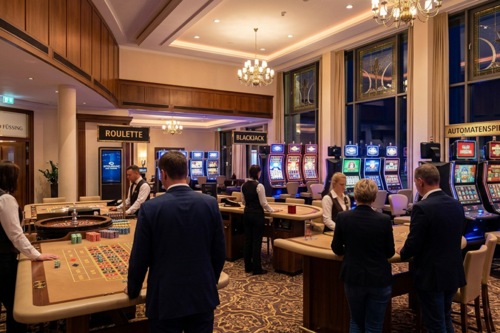 Spielbank Bad Füssing - Innebereich mit Automaten